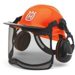 Casque forestier husqvarna functional fluorescent