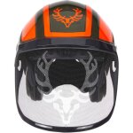 Casque forestier / casque de protection kox edition avec protection auditive et visi�re integral forest ...