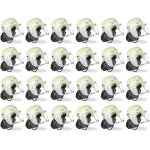 Relaxdays - casque de pompier, lot de 24, pour enfants avec visire rglable en pvc hxlxp: 24, 5 x 22, ...