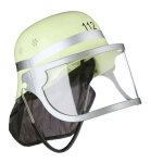 Casque de pompier pour enfants avec visire rglable en pvc hxlxp: 24, 5 x 22, 5 x 28 cm, jaune - relaxdays ...