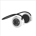 Casque sans fil sports headphones sweatband microphone, casque bluetooth derri�re la t�te, pliable et ...