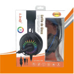 Casque st�r�o avec microphone jack 3, 5 mm + usb avec led jeux de jeu films pc gm6020