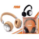 Casque st�r�o sans fil bluetooth v4. 2 radio fm emplacement micro sd mp3 entr�e aux f990