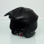 Casque swaps trooper s769 noir mat pour moto trial quad taille s