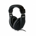 Casque tv filaire cble 6 m jack 3, 5 mm avec adaptateur 6, 35 mm - noir