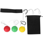 Casquette de boxe avec balle en mousse pu r�active, �quipement d'entra�nement de boxe ajustable