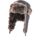 Casquette de ski imperm�able pour homme avec casque int�gr� et prot�ge - oreilles chauffants