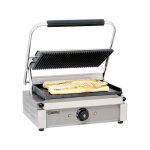 Casselin - grill panini plaques rainure / lisse 2200w cgprl