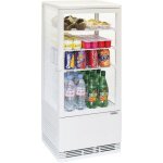 Casselin - mini vitrine réfrigérée positive 78 litres blanche Casselin - mini vitrine réfrigérée positive 78 litres blanche