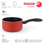 Casserole maxima rouge aluminium 3004 fagor 16x8, 3cm