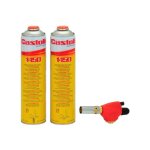 Chalumeau + 2 bouteilles de gaz type 1450 castolin