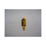 Catu - vignette format 13 x 20mm lettre e pour inscription sur les pancartes à fentes type edf (apr) ... Catu - vignette format 13 x 20mm lettre e pour inscription sur les pancartes à fentes type edf (apr) ...