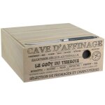 Cave � fromage avec couteau collection le go�t du terroir bois et noir