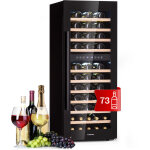 Klarstein - cave a vin, r�frig�rateur � vin avec porte en verre, cave � vin de vieillissement, double ...