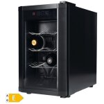 Cave  vin de service 8 bouteilles double vitrage ecran led tactile - petite cave  vin gsc