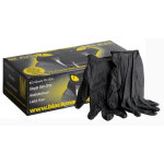 Gant black mamba nitrile noir std - bote de 100 taille xl - 9 / 10