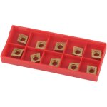 Ccmt09t304 plaquette carbure ccmt32. 5 lot de 10 fraises en m�tal dur cnc pour outil de tour - eosnow ...