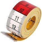 Ccykxa (1 pi�ce) m�tre ruban double face pour tailleur, ruban souple, 1, 5 m (60 pouces), r�gle � tissu ...