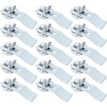 Ccykxa 15pcs1 clips m�talliques pour �vier sous plan support de montage rond pour �vier fixation r�paration ...