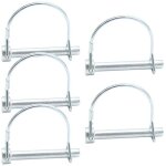 Ccykxa - a (6�0. 8�0. 8cm) lot de 5 goupilles de s�curit� 8 mm x 60 mm - avec fermeture � verrouillage ...