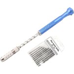 Ccykxa ensemble de 10 mini forets � spirale, kit de forets manuels pour r�sine �poxy, loisirs cr�atifs, ...