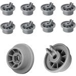 Ccykxa kit de 8 roulements pour panier inf�rieur de lave - vaisselle - roulettes et roues de rechange ...