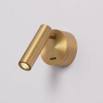 Ccykxa lampe de chevet avec interrupteur led 3w 3000k blanc chaud applique murale r�glable pour interieur ...