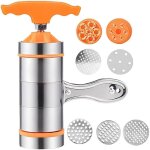 Ccykxa machine � nouilles en acier inoxydable, machine � p�tes manuelle, presse � p�tes, machine � nouilles, ...