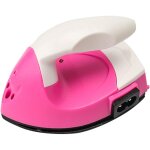 Ccykxa mini fer �lectrique, fer � vapeur pour v�tements de voyage, mini presse � chaud avec base de charge, ...