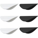 Ccykxa poign�es de tiroir (6 pi�ces), boutons de porte de cuisine, poign�es coquillage, boutons en forme ...