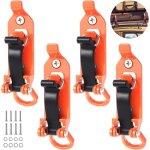 Ccykxa support de pelle en 4 pi�ces pour barres de toit, kit de fixation pour support de pelle, supports ...