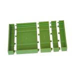 C7586 support complet rail din pour cartes lectroniques c. i. mesure 107x87, 50mm c - 7586
