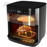Cecotec ? friteuse sans huile 8 l 2200 w ? temp�rature min 80 �c ? construction simple ? commande tactile ...