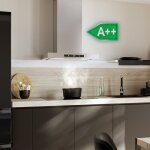 Cecotec hotte aspirante en t bolero flux tt 608000 slim glass black a + +