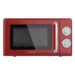 Cecotec ? micro - ondes � poser 20l 700w ? fonction grill ? design r�tro rouge ? minuterie 30 min ? 6 ...