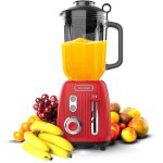 Cecotec mixeur - blender power black titanium retrored