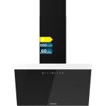 Cecotec - produit d'occasion] bolero flux dt 606500 verre noir a de 60cm de large, finition verre noir, ...