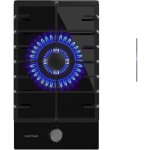 Cecotec - placa de gaz butane et naturel 1 feu bolero squad g 1200f verre noir. 3500w, verre noir, grilles ...