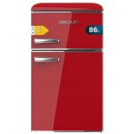 Cecotec ? r�frig�rateur 86l ? classe �nerg�tique e ? 2 portes ? �clairage led ? clayettes en verre ? ...