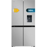 Cecotec ? r�frig�rateur 4 portes 564 l ? 183 cm haut, 91 cm large ? distributeur d'eau ? classe e ? moteur ...
