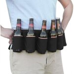 Ceinture de bi�re ceinture porte - canettes bouteille sac � bi�re ceinture de bi�re r�glable de 6 poches ...