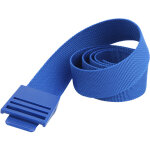 Ceinture de lestage plong�e 150cm r�sistante, sangle nylon avec boucle plastique bleue accessoire