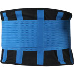 Ceinture lombaire ajustable avec plaque en acier et mesh respirant - soutien dorsal chaud et �lastique ...