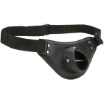 Ceinture de p�che professionnelle en cuir pu noir, r�glable et rotative, pour maintien de canne � p�che ...