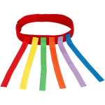 Ceinture � queues amovibles pour jeux d'attrape - queue maternelle - 6 queues rouges - �quipement d'activit� ...