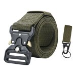 Ceinture tactique pour hommes, ceinture militaire avec boucle � d�gagement rapide en m�tal, cadeau avec ...