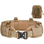 Ceinture tactique multifonctionnelle, ceinture utilitaire robuste, ceinture � d�gagement rapide avec ...