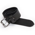 Ceinture de travail congo en cuir noir - 50081 - 990 - 09 - noir - 120 cm - mascot