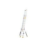 Centaure - echelle 2 plans de longueur 6. 05m - pieds stabilisateurs repliables - 2x12 barreaux - 610412 ...