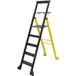 Centaure - escabeau aluminium � marches caillebotis mister t 6 marches